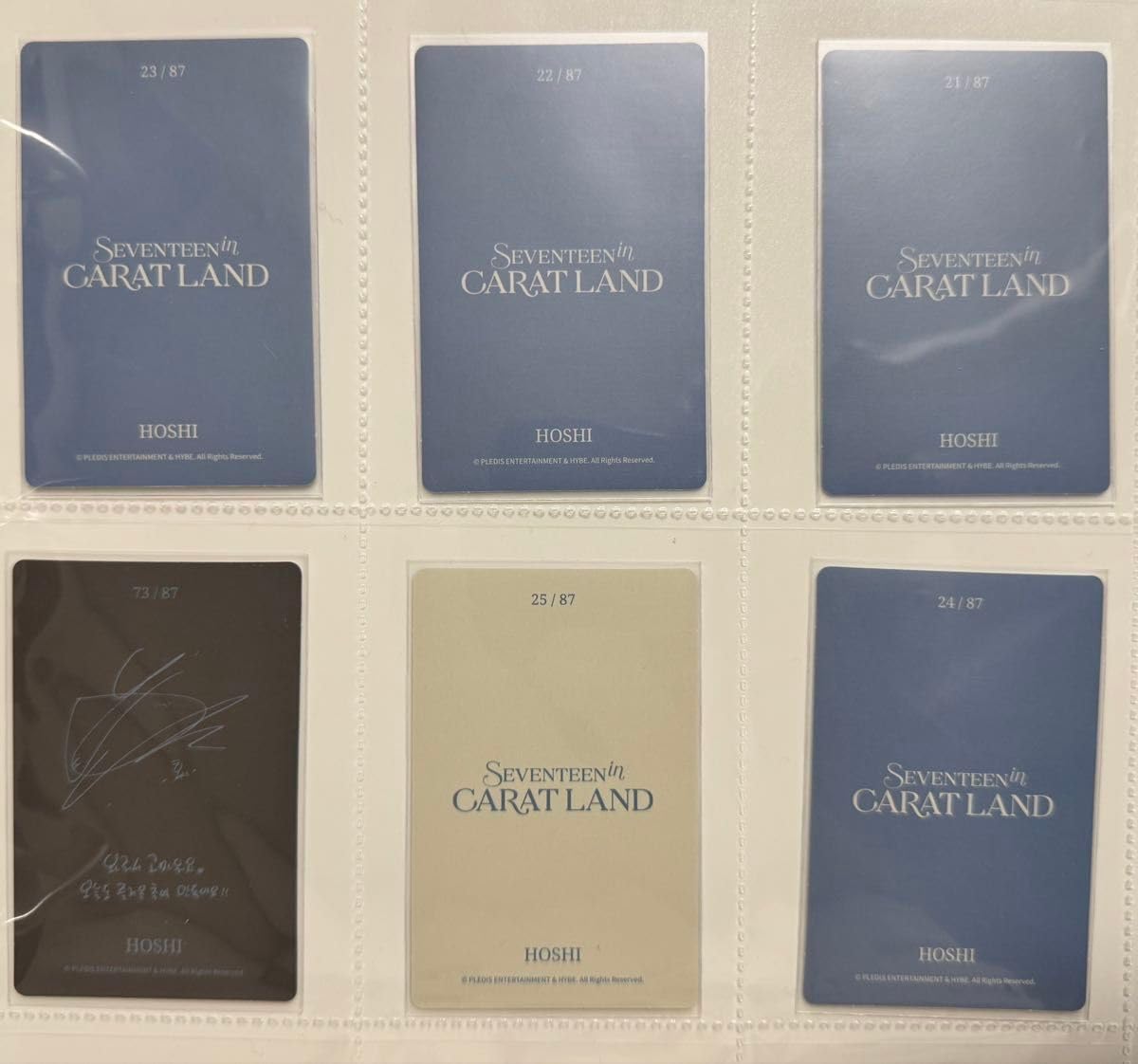 ホシ ケレン 2024 トレカ SEVENTEEN CARATLAND カラットランド トレカ